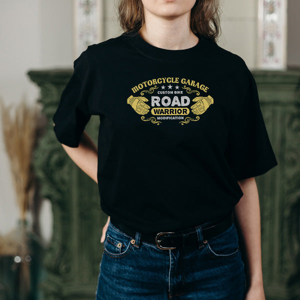 Custom Bike Warrior T-Shirt | Unisex Motorcycle Enthusiast Tee