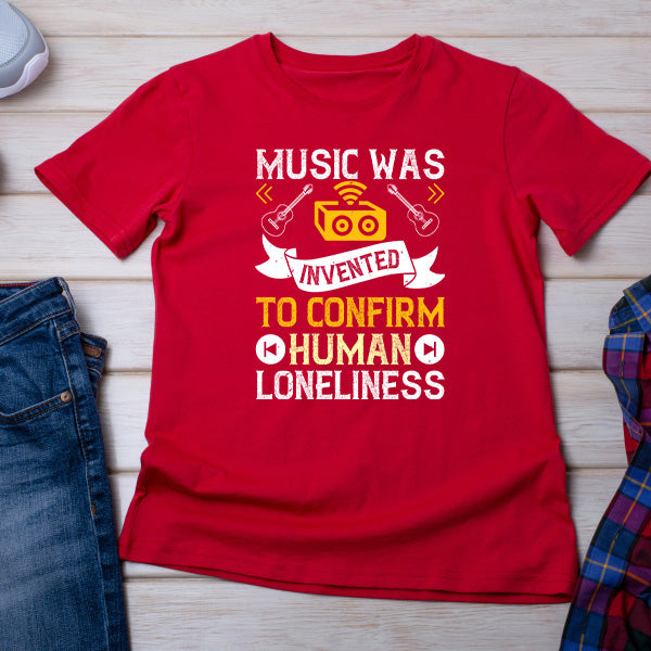 Unisex Music T-Shirt - Celebrate Human Loneliness | Shop Now