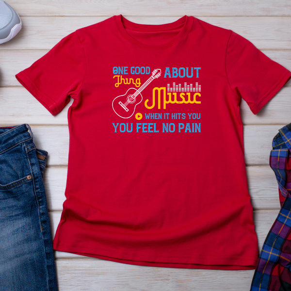 Unisex Music T-Shirt - Feel No Pain | Perfect for Music Lovers