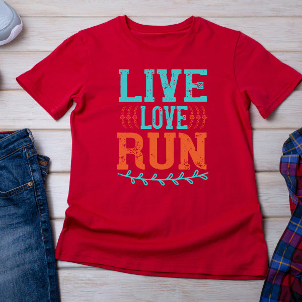 Live Love Run Unisex T-Shirt | Perfect for Runners