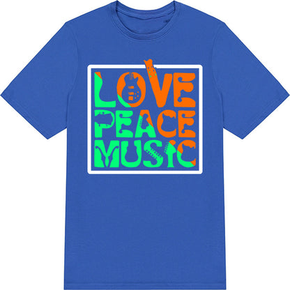 Love Peace Music Unisex T-Shirt | Ideal for Music Lovers