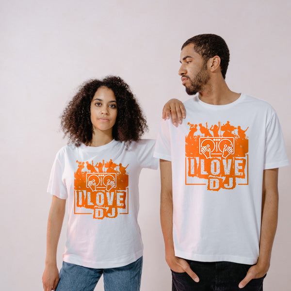 "I Love DJ" Unisex T-Shirt | Equestrian Music Lovers Tee