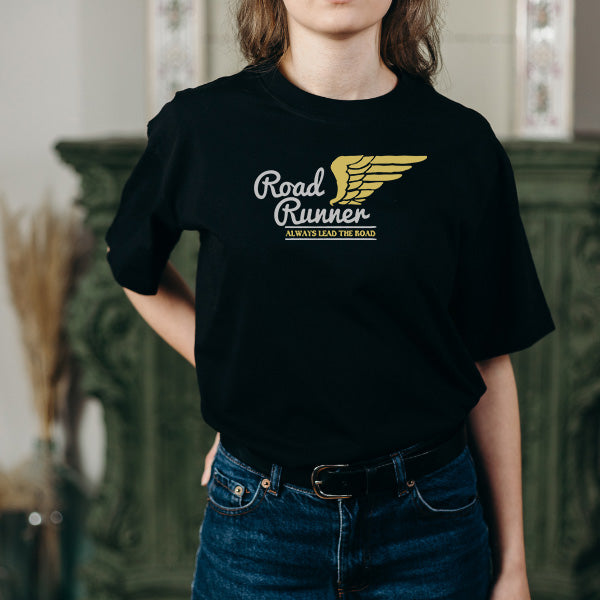 Road Runner Unisex T-Shirt | Ideal for Motorcycle Lovers