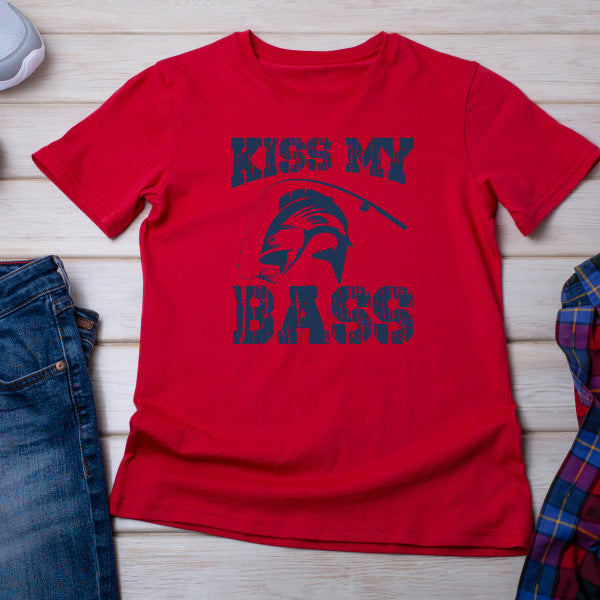 "Kiss My Brass" Unisex T-Shirt | Ideal for Fishing Fans