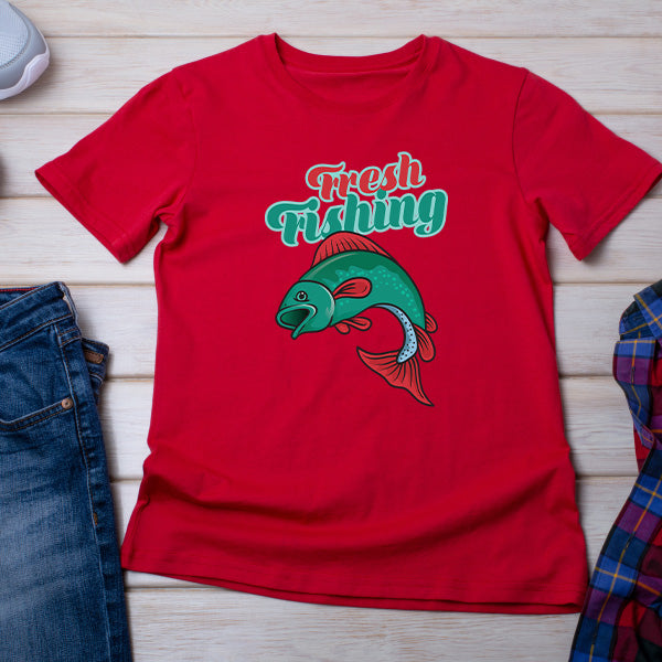 Fresh Fishing Unisex T-Shirt | Perfect for Anglers