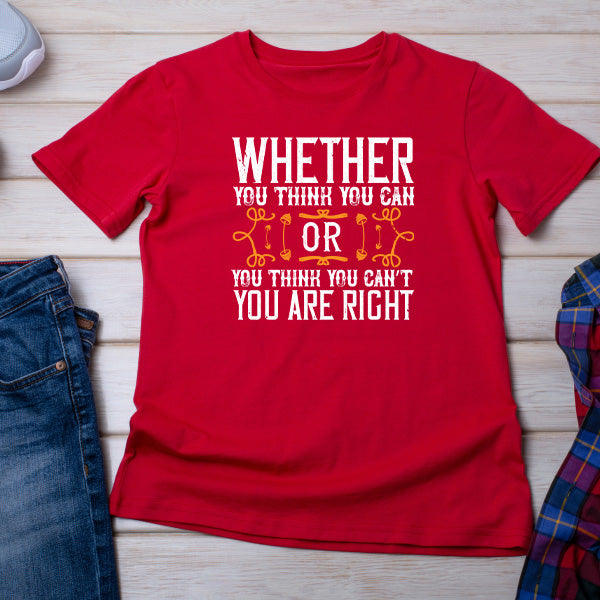 Unisex Equestrian T-Shirt - Motivational Quote | Fitness Focus