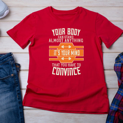 Unisex Fitness T-Shirt - 'Your Mind' Quote | Equestrian Apparel