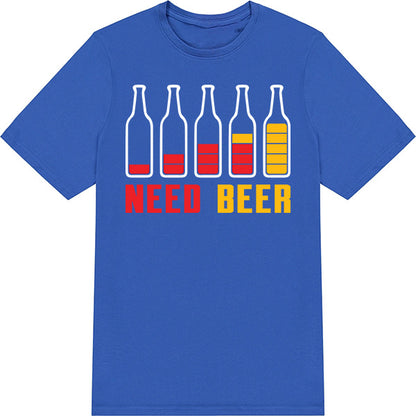 "I Need Beer" Unisex T-Shirt | Equestrian & Beer Lovers