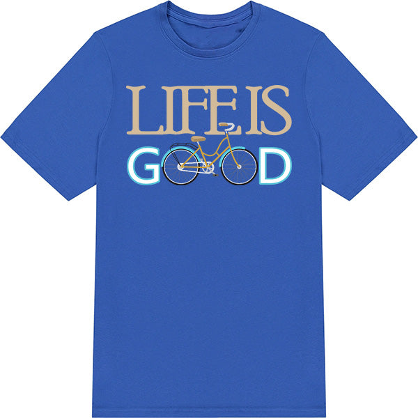 Life Is Good Unisex T-Shirt | Bicycle Adventures | Shop Now