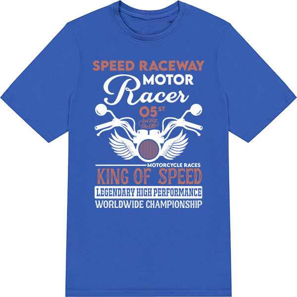 Speed Raceway Motor Racer T-Shirt | Unisex | For Bikers