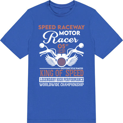 Speed Raceway Motor Racer T-Shirt | Unisex | For Bikers