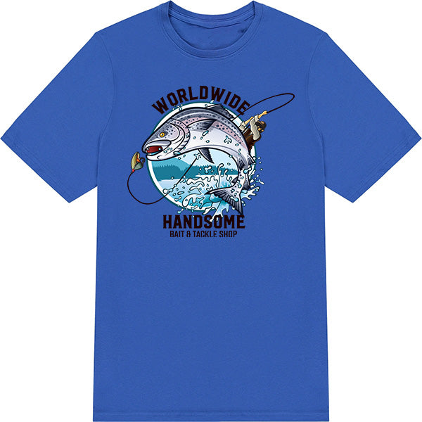 Unisex Fishing T-Shirt | Worldwide Handsome Bait & Tackle