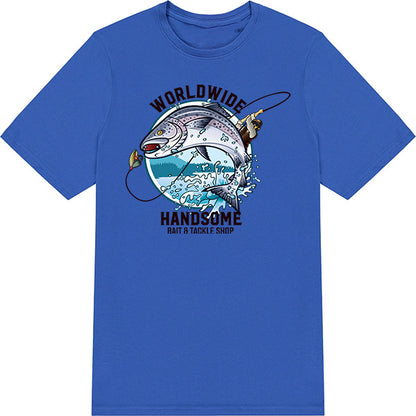 Unisex Fishing T-Shirt | Worldwide Handsome Bait & Tackle