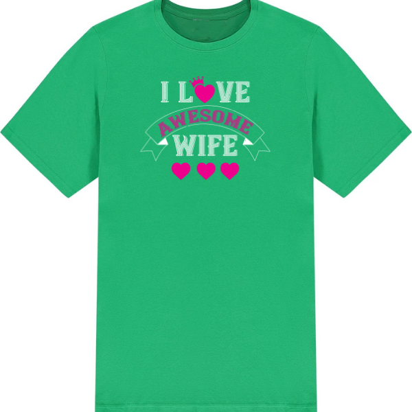 "I Love Awesome Wife" T-Shirt | Valentine's Day Special