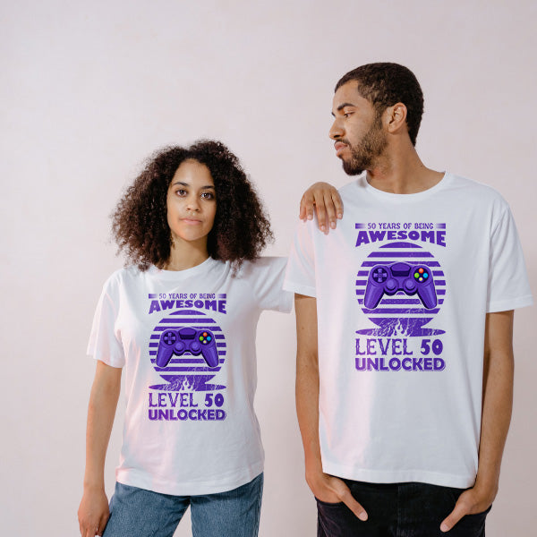 50 Years of Awesome Unisex T-Shirt | Premium Gaming Apparel