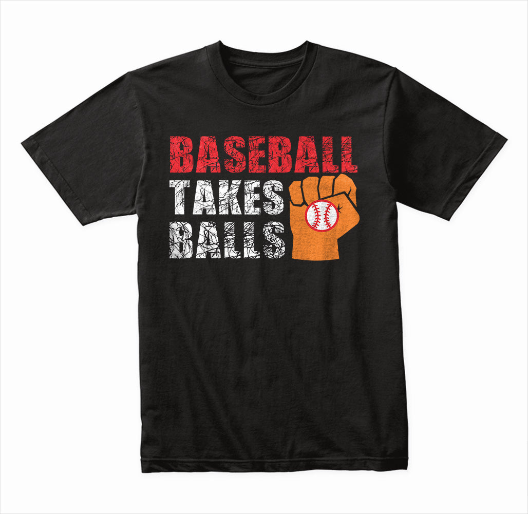 Unisex Baseball Takes Balls T-Shirt | Celebrate Baseball Spirit