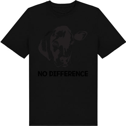 No Difference Unisex T-Shirt | Embrace Vegan Vibes | Shop Now