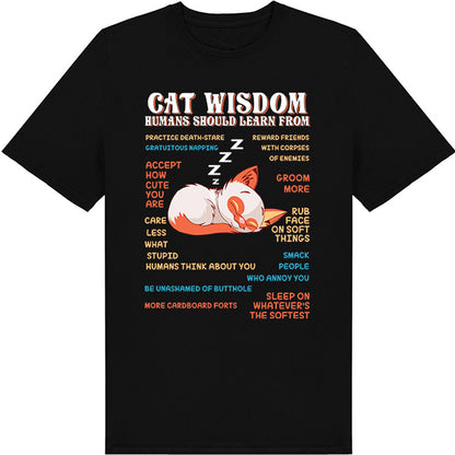 Cat Wisdom Unisex T-Shirt | Exclusive Equestrian Collection