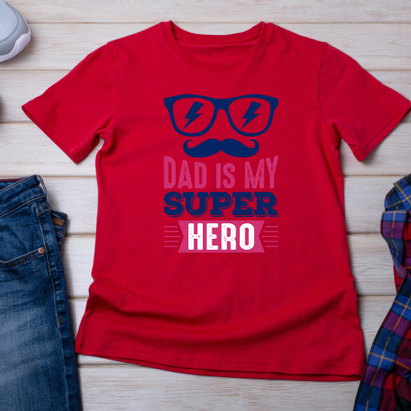 "Dad Is My Super Hero" Unisex T-Shirt | Equestrian Apparel