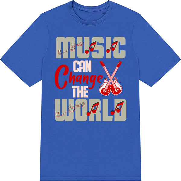 "Music Can Change The World" Unisex T-Shirt - Shop Now