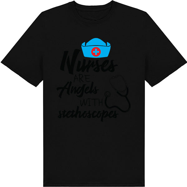 "Nurses Are Angels" Unisex T-Shirt | Celebrate Nurse Pride