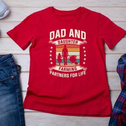 Dad & Daughter Farming Partners T-Shirt | Unisex | Dad's Faves