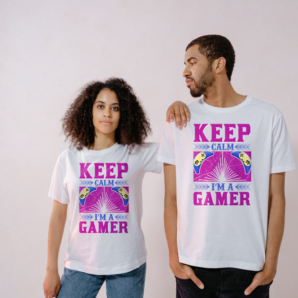 "Keep Calm I'm A Gamer" T-Shirt | Premium Unisex Gaming Tee