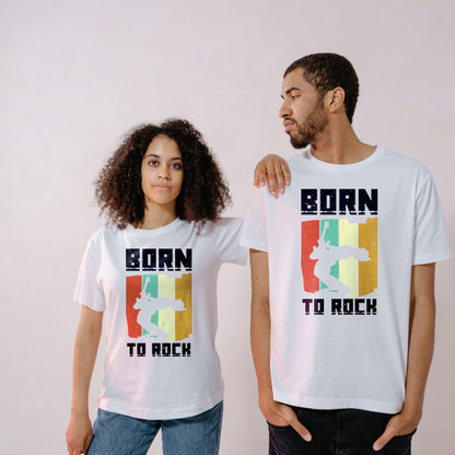 Born To Rock V1 Unisex T-Shirt | Ideal for Music Lovers