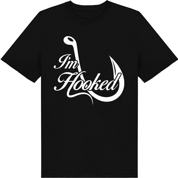 "I Am Hooked" Unisex T-Shirt | Ideal for Fishing Fans