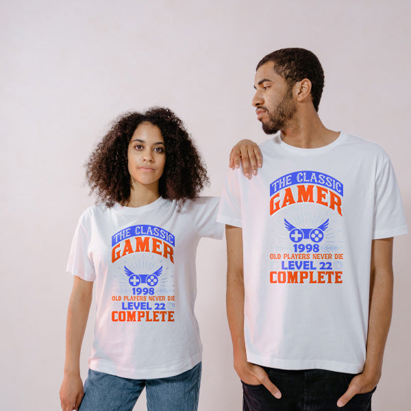 Classic Gamer 1998 Unisex T-Shirt - Level 22 Complete