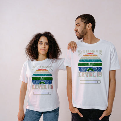 Level 18 Complete T-Shirt | Premium Unisex Gaming Apparel