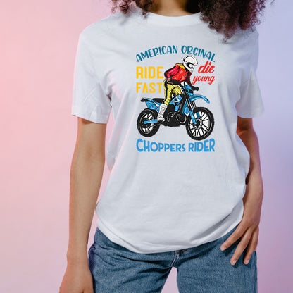 Ride Fast Die Young Choppers T-Shirt | Unisex Motorcycle Tee