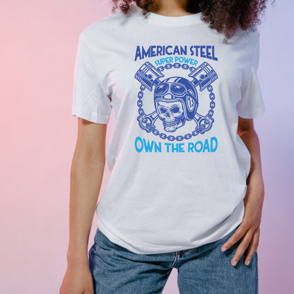 American Steel Unisex T-Shirt | Ideal for Motorcycle Fans