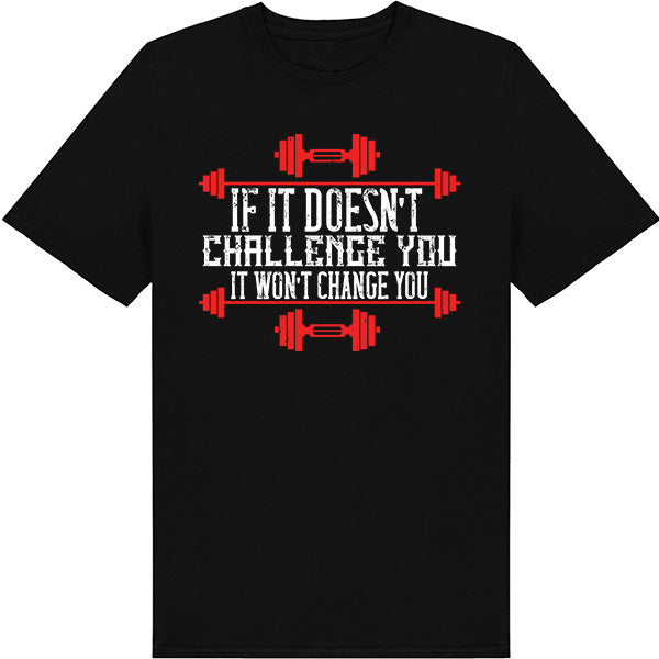 Unisex 'Challenge You' T-Shirt | Fitness Focus Collection