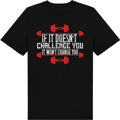 Unisex 'Challenge You' T-Shirt | Fitness Focus Collection