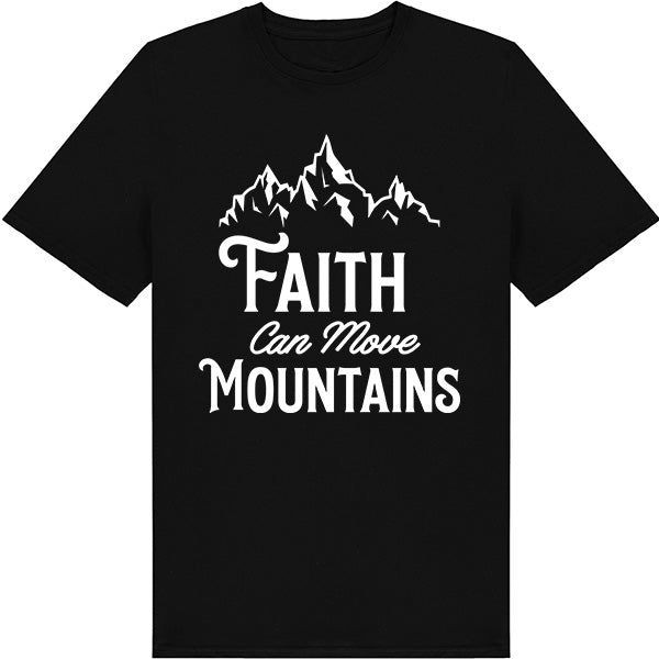 Faith Can Move Mountains T-Shirt | Christian Equestrian Apparel