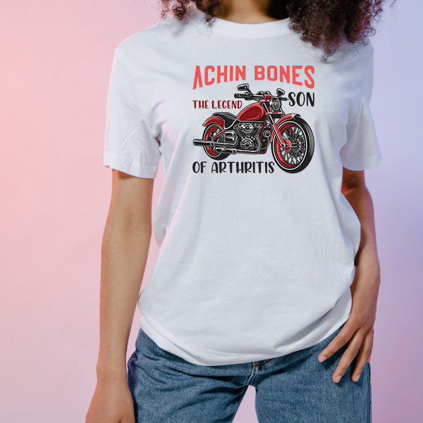 Achin' Bones Unisex T-Shirt | Ideal for Motorcycle Fans