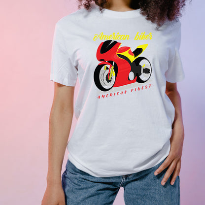 American Biker Unisex T-Shirt | Ideal for Motorcycle Fans