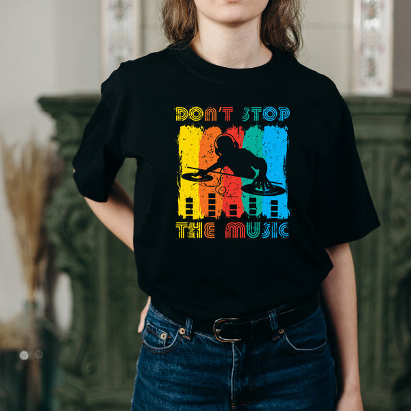 "Don't Stop The Music" Unisex T-Shirt | Equestrian Apparel