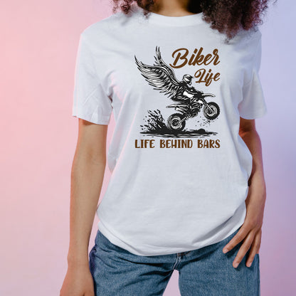 "Life Behind Bars" Unisex T-Shirt | Motorcycle Enthusiast Tee