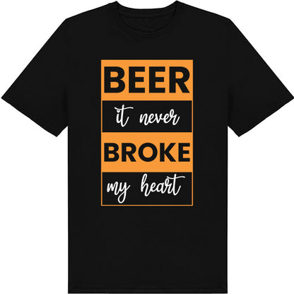 "Beer It Never Broke My Heart" T-Shirt | Unisex Equestrian Tee