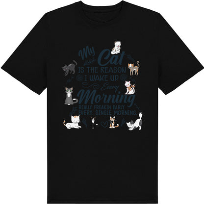 "My Cat Is The Reason" Unisex T-Shirt | Cat Lovers Apparel