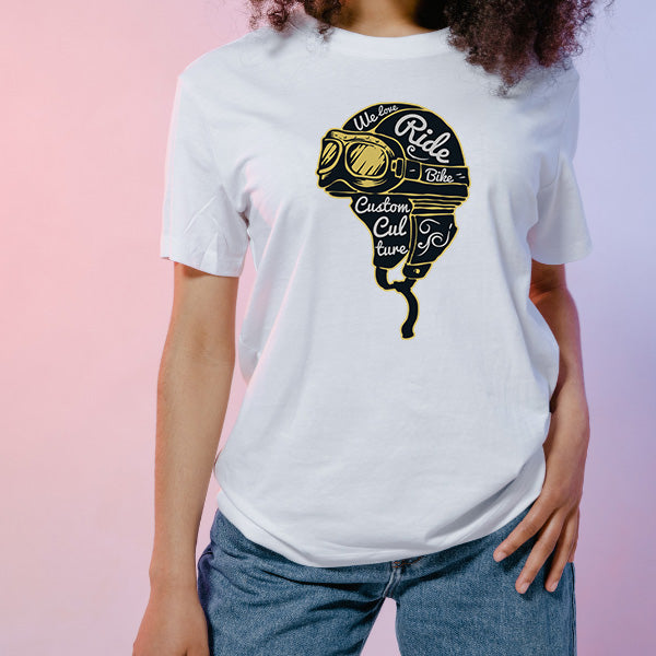 Ride Bike Custom Culture T-Shirt | Unisex Motorcycle Tee