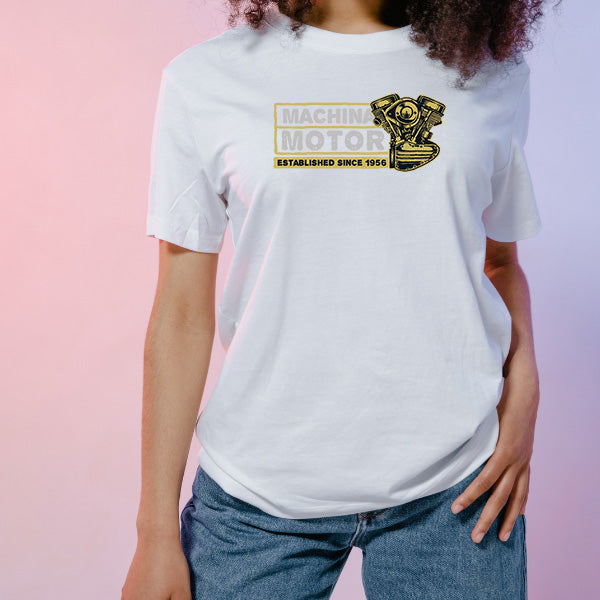 Machina Motor Unisex T-Shirt | Ideal for Motorcycle Fans