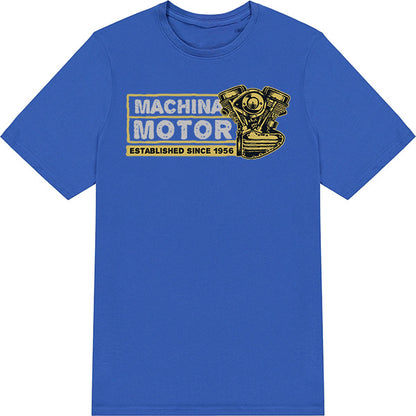 Machina Motor Unisex T-Shirt | Ideal for Motorcycle Fans