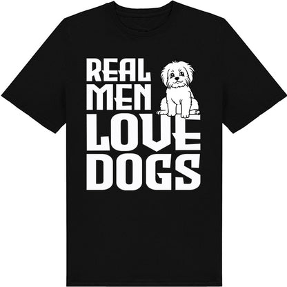 "Real Men Love Dogs" Unisex T-Shirt | Ideal for Dog Lovers