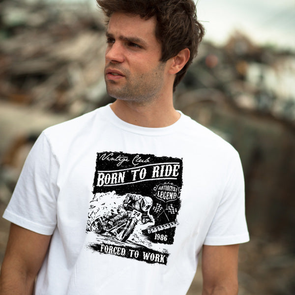 "Born To Ride, Forced To Work" Unisex T-Shirt - Equestrian Style