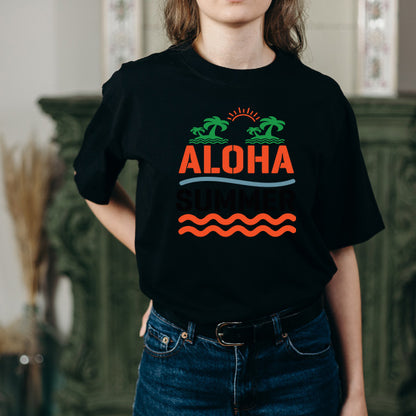 Aloha Summer Unisex T-Shirt | Exclusive Equestrian Apparel