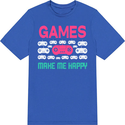 "Games Make Me Happy" Unisex T-Shirt | Premium Equestrian Apparel