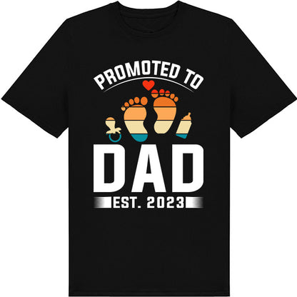 Promoted To Dad EST. 2023 T-Shirt | Dad's Favorites